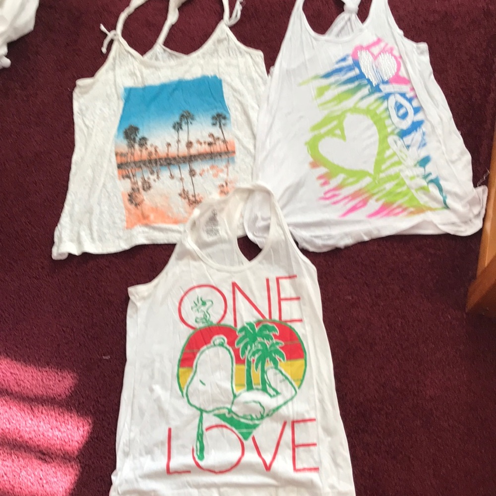 3 tank tops size medium/large